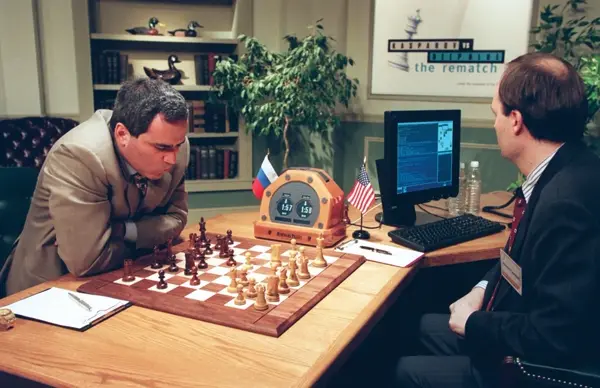 Garry Kasparov against Deep Blue IBM